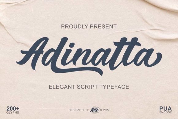 Adinatta Font Review: Elevating Small Business Branding