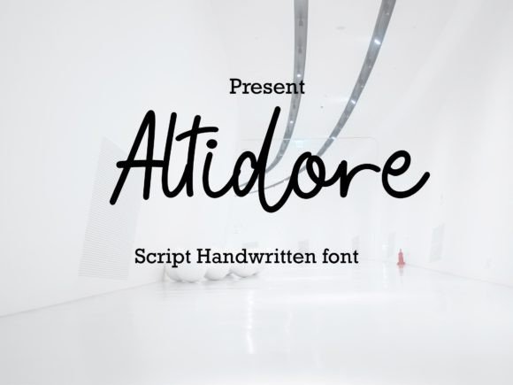 Altidore: A Modern Script Typeface for Digital Design
