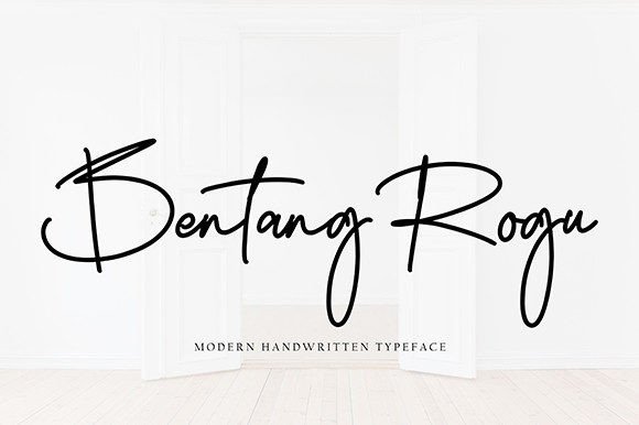 Bentang Rogu: A Handwritten Font for Authentic Branding
