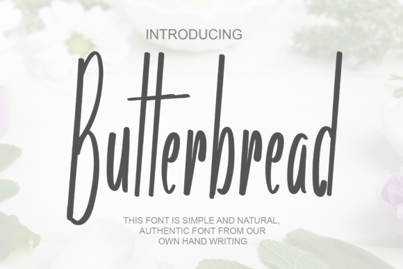 Butterbread: The Handwritten Font for Authentic Branding