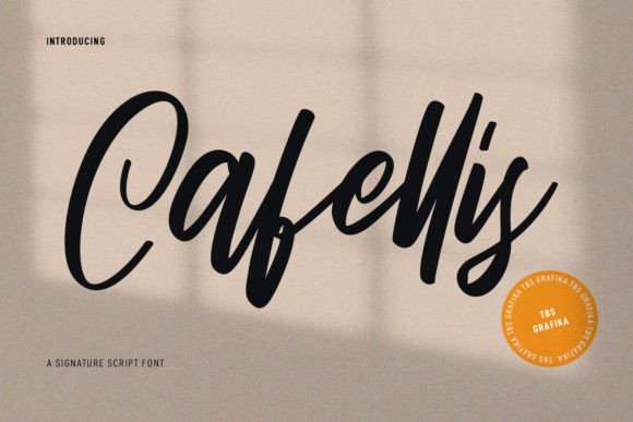 Cafellis: The Perfect Script Font for Handmade Brands