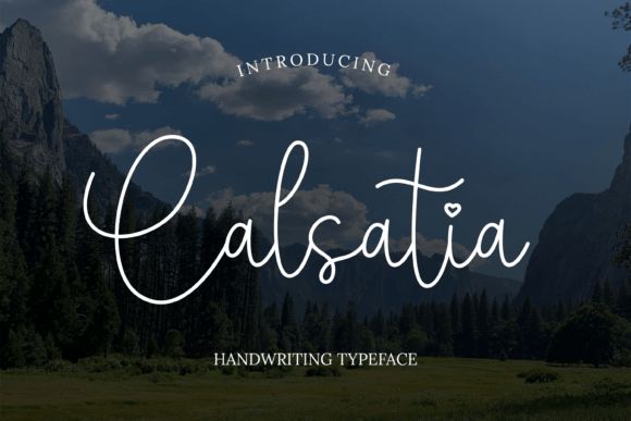 Calsatia: The Handwritten Font That Elevates Your Brand