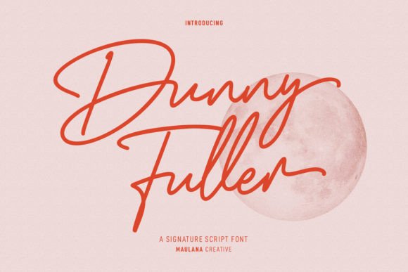 Dunny Fuller: A Handwritten Typeface for Editorial Impact