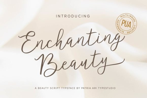 Enchanting Beauty Font: A Polished Choice for Brand Identity