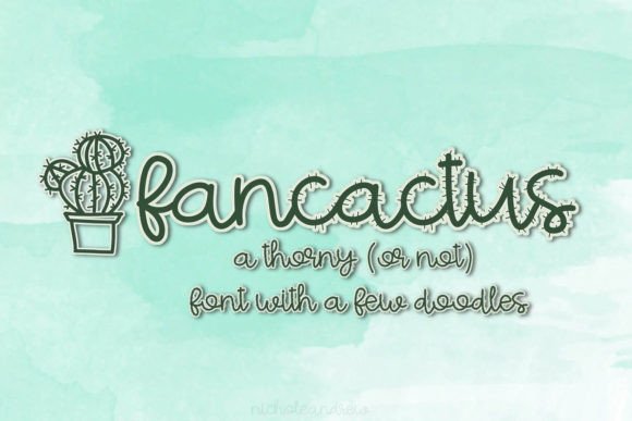 Fancactus Font Review: A Thorny Script for Bold Brands