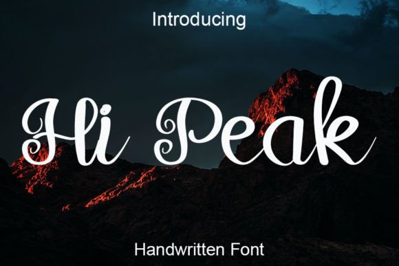 Hi Peak Review: A Bold Script for Modern Brand Identity