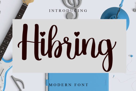 Hibring Font: A Sweet Script for Handmade Brands
