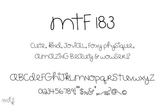 Hundred Eighty-Three: A Handwritten Font for Authentic Branding