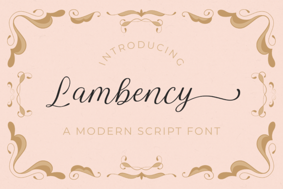 Lambency: A Modern Script Font for Digital Branding