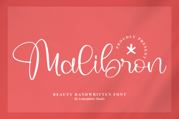 Malibron: A Gentle Script Font for Editorial Design
