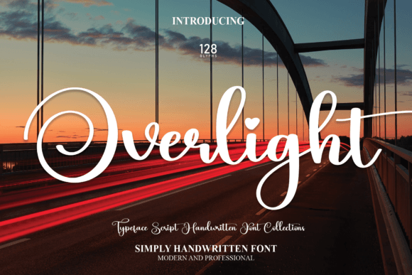 Overlight: A Handwritten Typeface for Editorial Elegance
