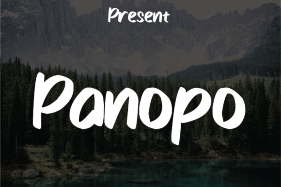 Panopo: A Modern Script Typeface for Editorial Design