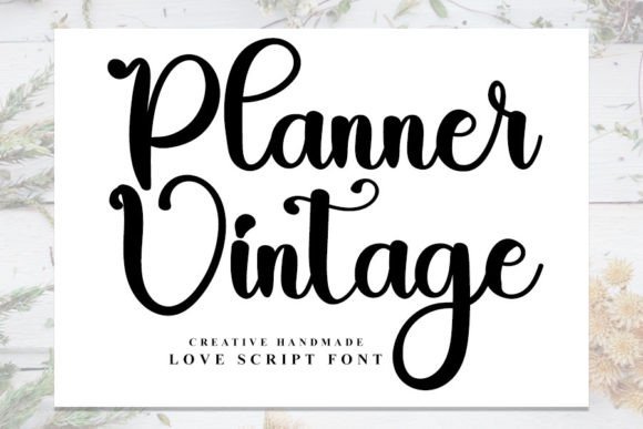 Planner Vintage Font: Elevate Your Campaign Visuals