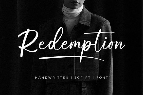 Redemption: A Handwritten Font for Authentic Branding