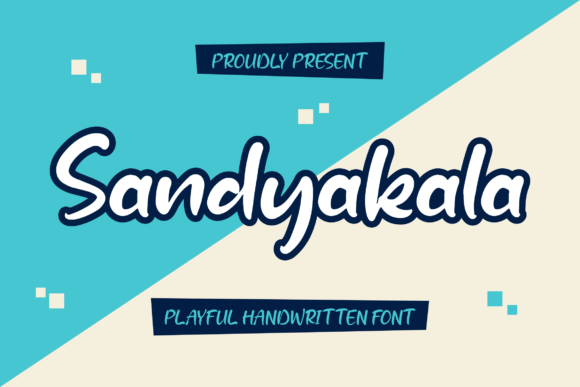 Sandyakala: The Charming Handwritten Font for Makers