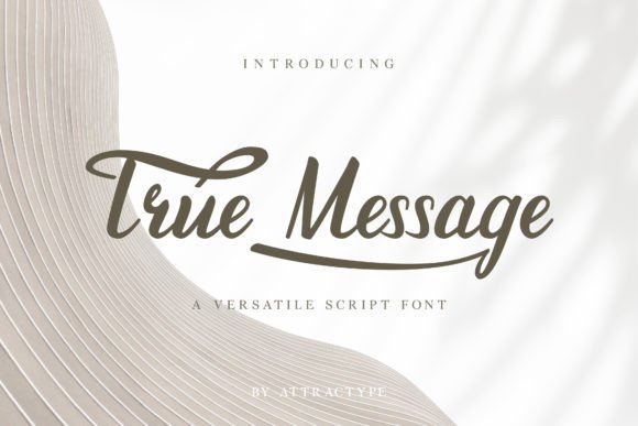 True Message: The Handwritten Font That Elevates Your Brand