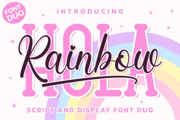 Upgrade Your Brand with the Hola Rainbow Duo Typeface