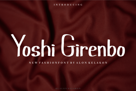Yoshi Girenbo: A Modern Handwritten Font for Branding
